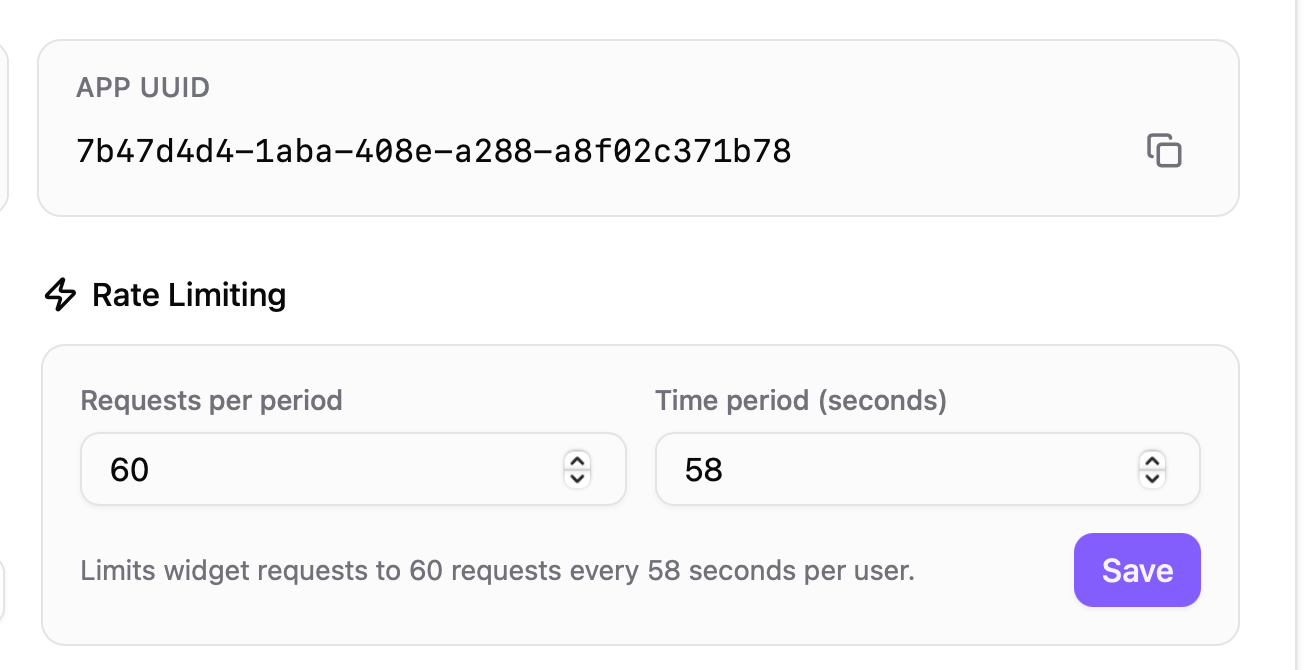 onboarding - rate limiting